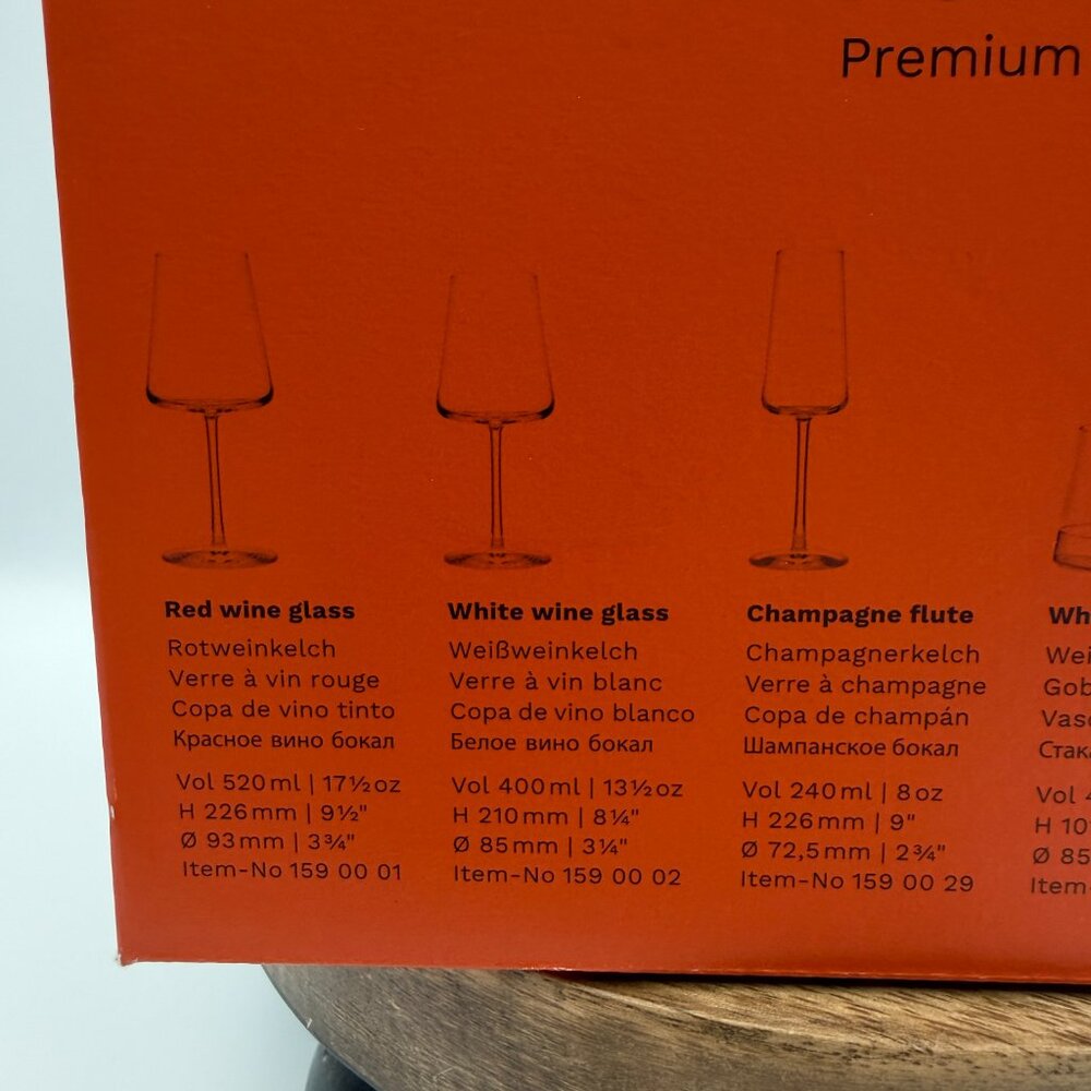 Stölzle Lausitz Power Stemless White Wine Tumbler Glasses Set of 4 13.5 Oz NIB - Picture 7 of 16